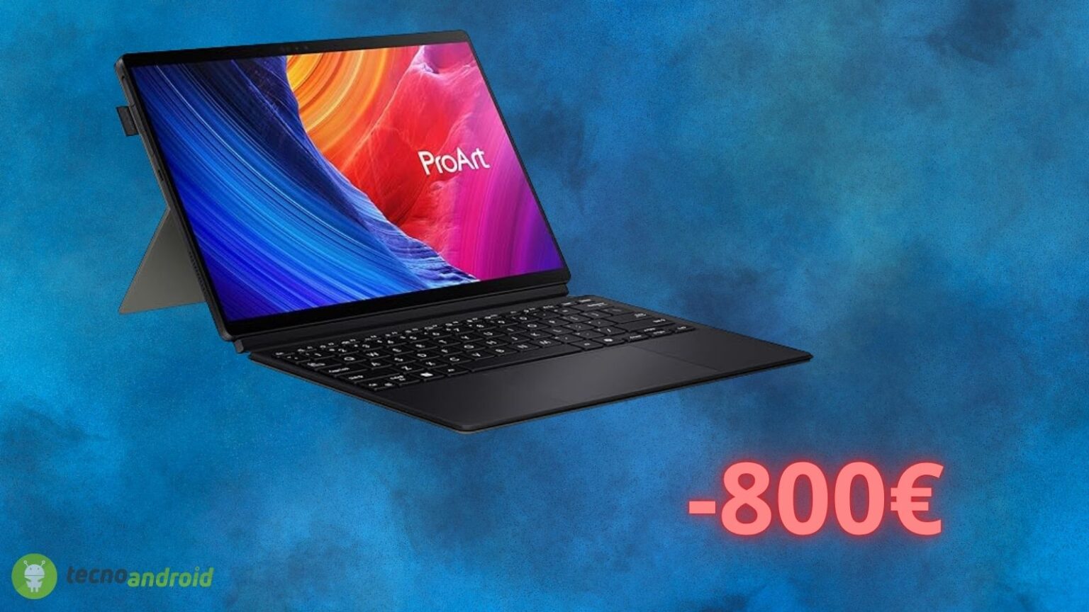 Amazon, lo sconto SHOCK di 800 euro sul notebook Asus ProArt