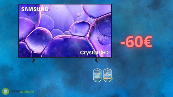 Smart TV Samsung: sconto IMPERDIBILE su Amazon, costa solo 389 euro
