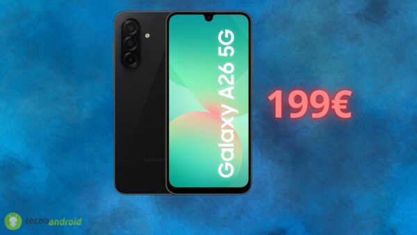 Samsung Galaxy A26 costa meno di 200 euro: OFFERTA SHOCK su Amazon