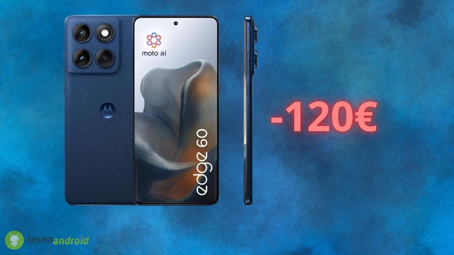 Amazon fa CROLLARE il prezzo di Motorola Edge 60: in REGALO uno sconto folle