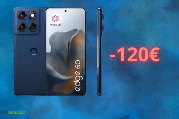 Amazon fa CROLLARE il prezzo di Motorola Edge 60: in REGALO uno sconto folle