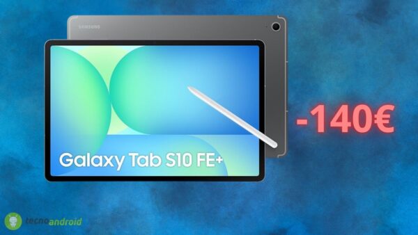 Amazon lancia lo sconto più PAZZO: Samsung Galaxy Tab S10 FE+ in OFFERTA di 150 euro
