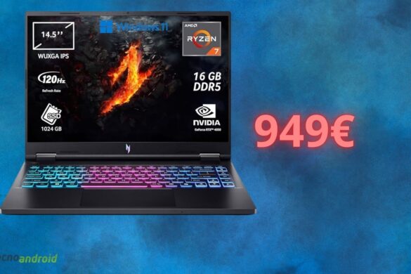 Notebook da gaming Acer Nitro con prezzo RIDICOLO su Amazon