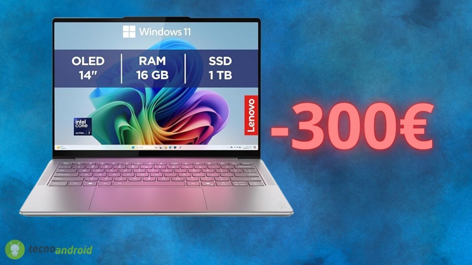 Amazon regala l'offerta sul notebook Lenovo Yoga Slim 7: sconto IMPERDIBILE