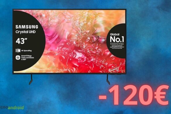 Amazon: FOLLE OFFERTA sulla smart TV Samsung