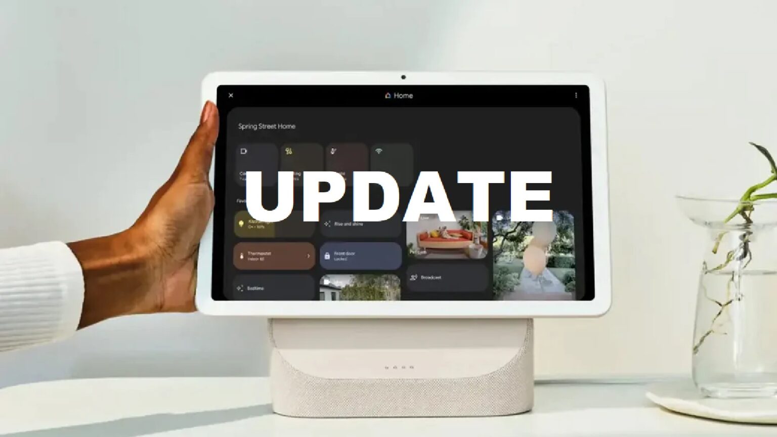 Google Home Aggiornamento autunno Controlli casa Pixel Tablet