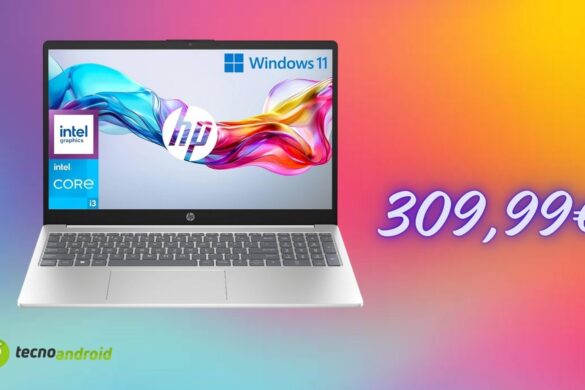 Laptop HP 15.6″ FHD a un prezzo mai visto prima: oggi su Amazon costa 309,99€