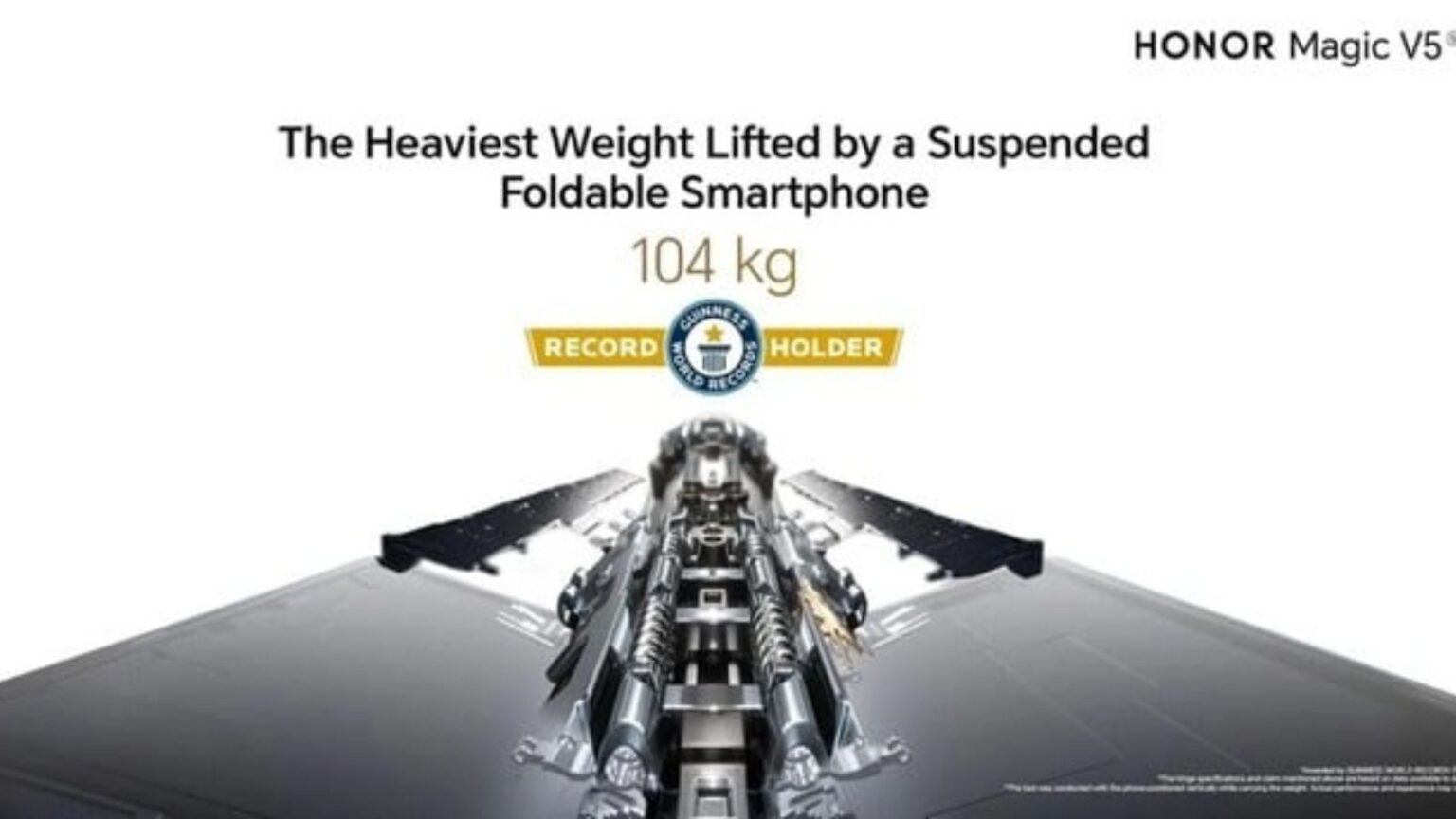 Honor Magic V Guinness World Record