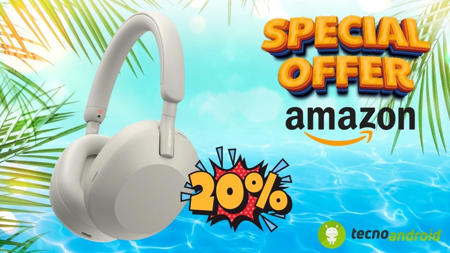 Amazon ti propone un'offerta che non puoi rifiutare: le Sony WH-1000XM5 sono in PROMO