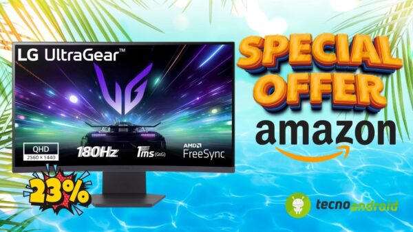 Amazon: LG UltraGear, il Monitor Curvo ora ad un COSTO da URLO