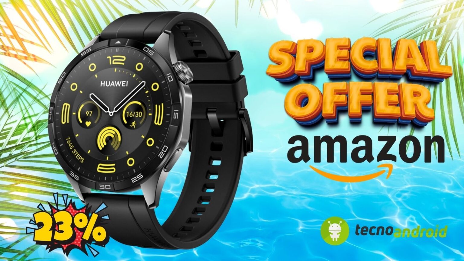 Amazon OFFERTA ASSURDA: HUAWEI WATCH GT 4 ad un prezzo che ti sorprende