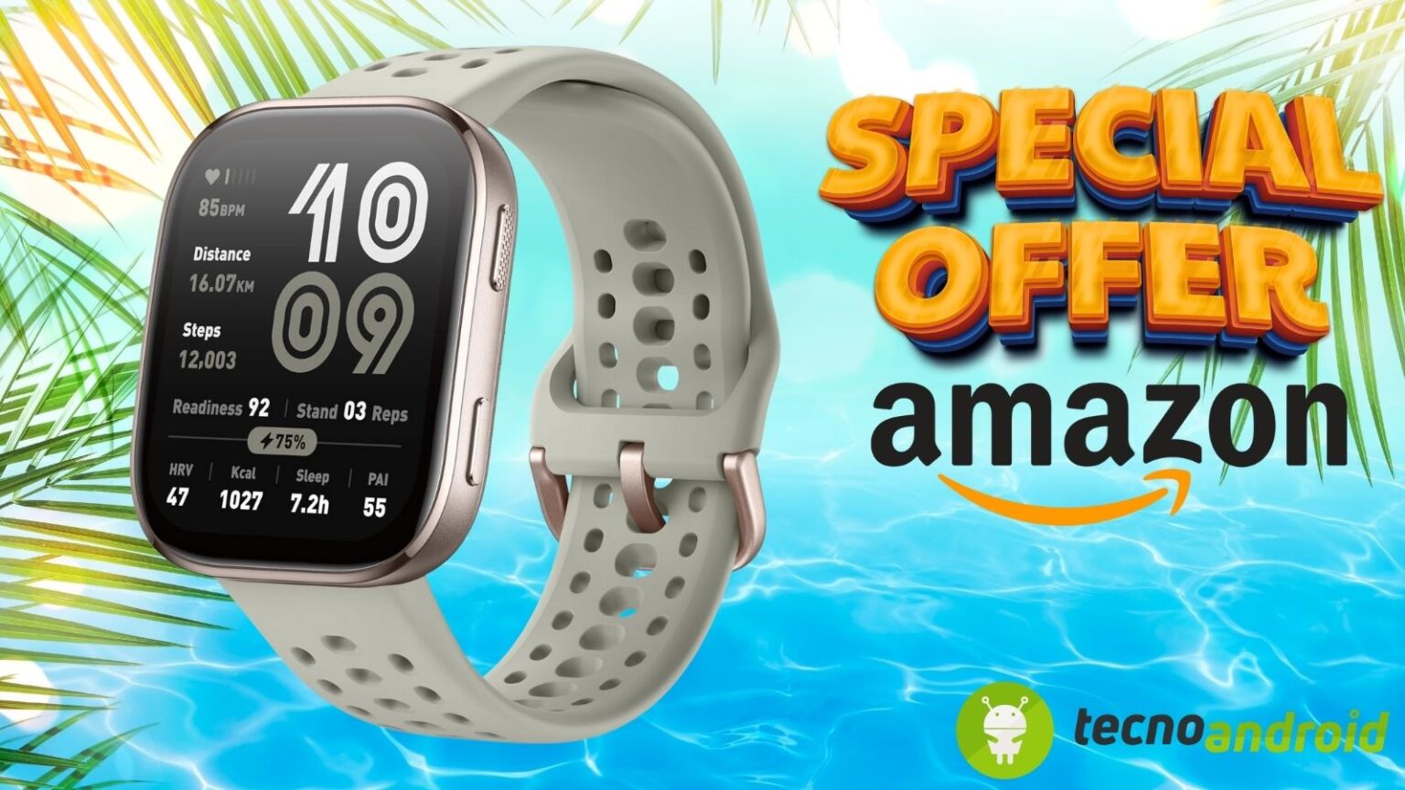 Amazon ti conquista con un prezzo WOW: Amazfit Bip 6 ora in PROMO