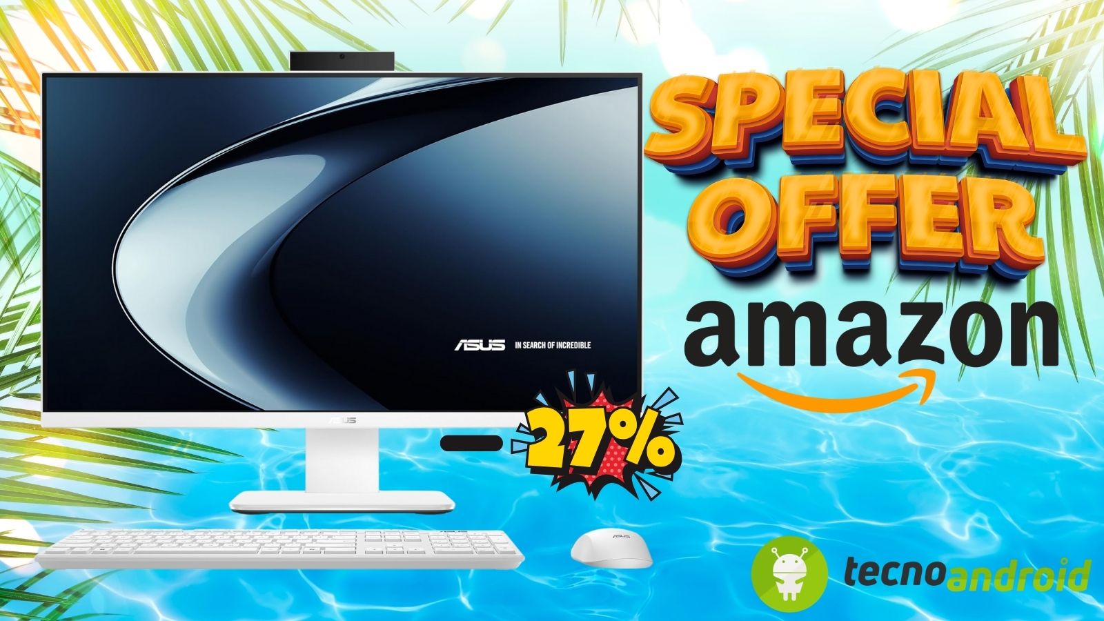 Amazon ti fa un REGALO super tech: display ASUS All-in-One ad un costo da urlo Amazon ti fa un REGALO super tech: display ASUS All-in-One ad un costo da urlo