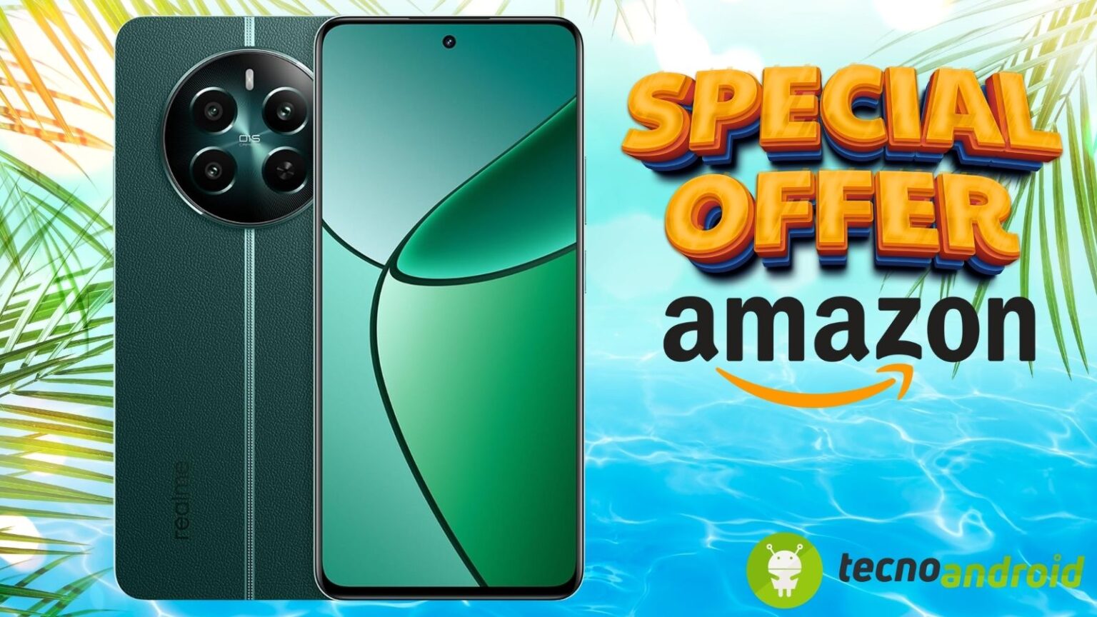 AMAZON promo IRRESISTIBILE: Realme 12+ 5G in sconto con coupon gratuito