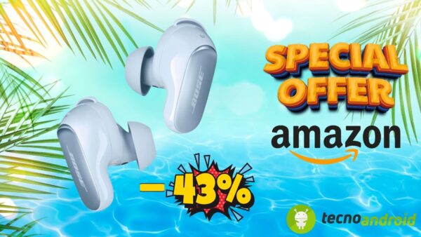 Amazon: Bose QuietComfort Ultra Earbuds edizione speciale in MEGA SCONTO