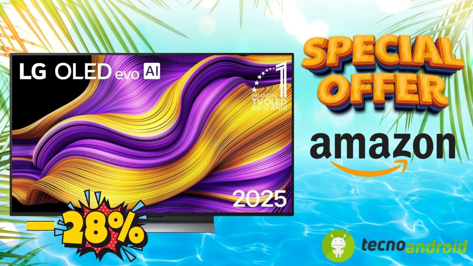 Amazon OFFERTA DA PAZZI : LG OLED evo AI G5 TV da ben 48" a prezzo SHOCK