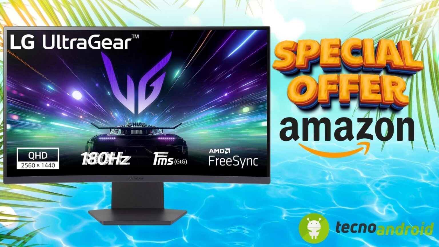 Amazon SUPER PAZZO: LG UltraGear monitor da gamer ad un COSTO TOP