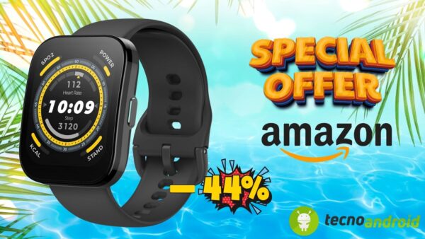 Amazon shock: Amazfit Bip 5 allo sconto super folle del -44%