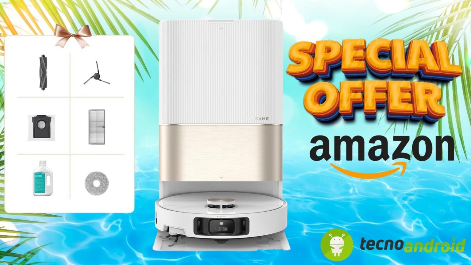 Amazon: offerta SUPER sul DREAME X40 Ultra Complete Robot che fa sparire la polvere