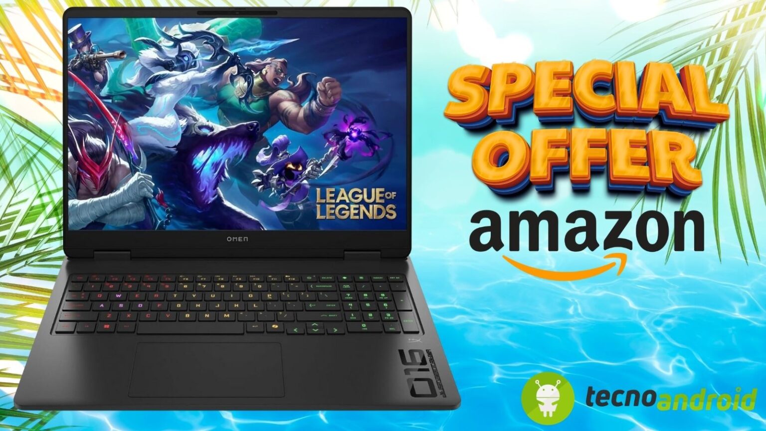 Amazon: super promo WOW sul notebook imperdibile HP OMEN