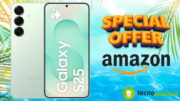 Amazon SCONTO ESPLOSIVO: Samsung Galaxy S25 ad un super prezzo