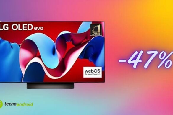 Smart TV LG 4K OLED 48″: prezzo al minimo storico con il -45% di Amazon