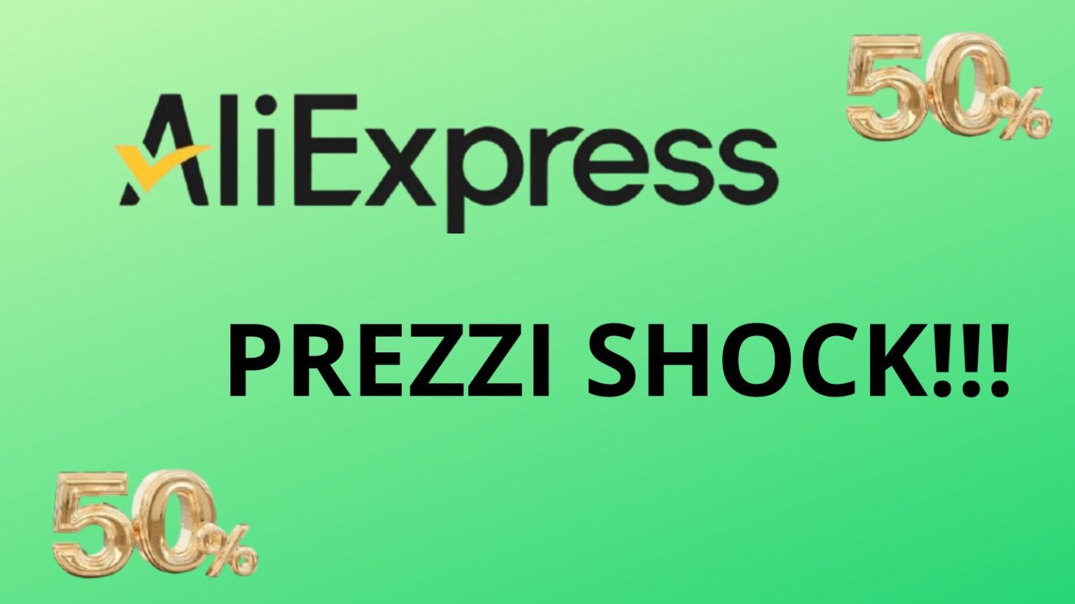 Aliexpress prezzi shock