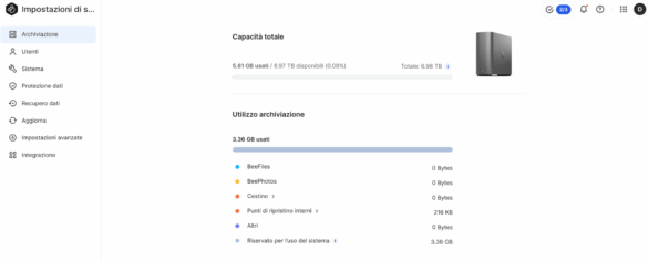 Screenshot Synology BeeStation Plus TB Screenshot Synology BeeStation Plus TB