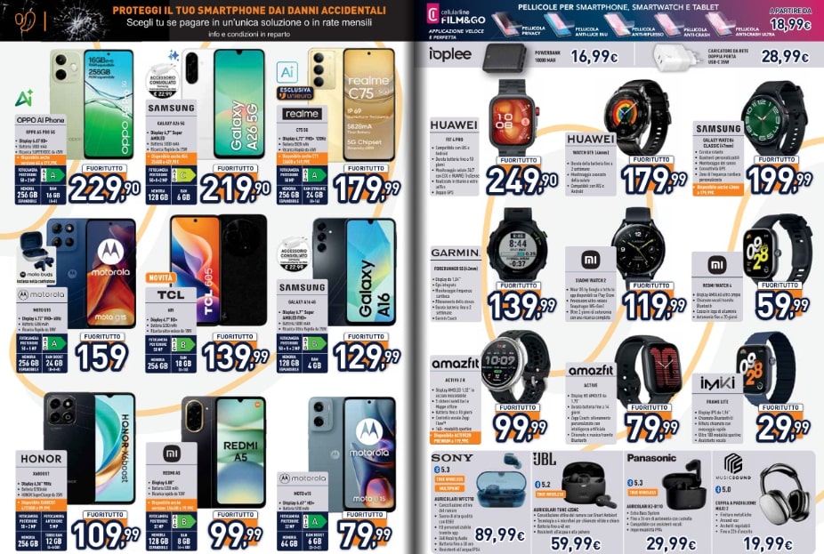 Screenshot volantino unieuro agosto fuoritutto
