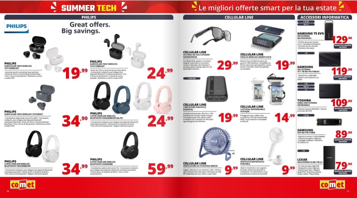 Screenshot comet volantino summer tech
