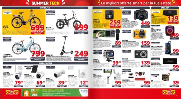 comet - utilizzo comet volantino summer tech