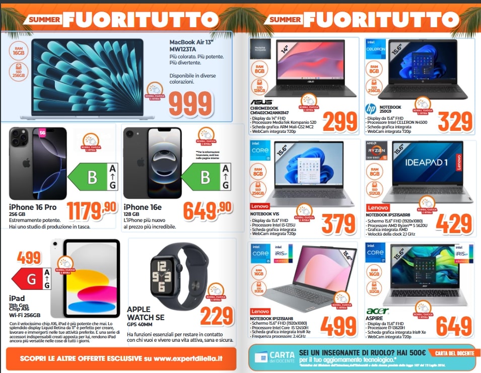 Screenshot Expert volantino FUORITUTTO