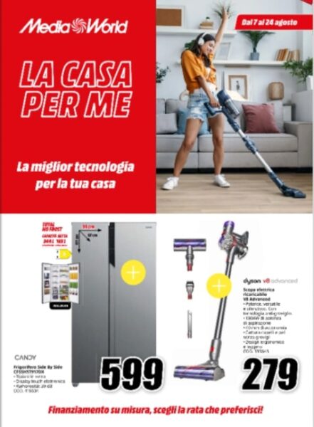 mediaworld - dettaglio mediaworld la casa per me volantino