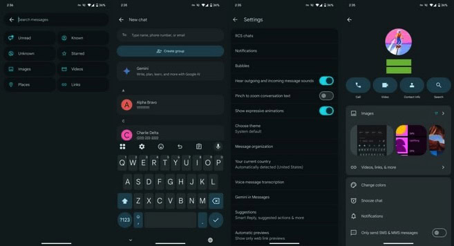 Google Messaggi MAterial 3 Google Messaggi MAterial 3