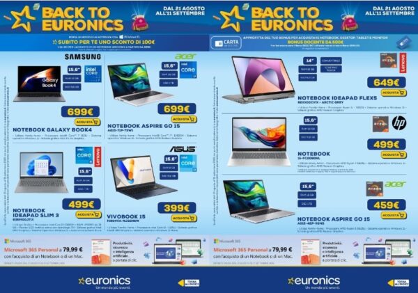 euronics - specifiche volantino euronics