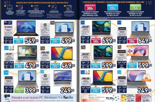 unieuro - caratteristiche volantino unieuro
