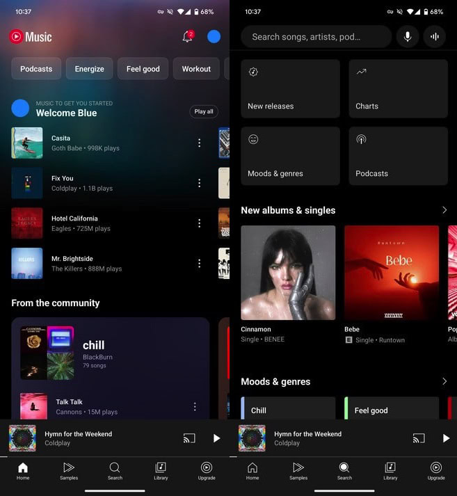 YouTube Music Android