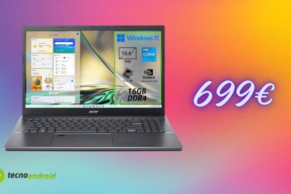 Acer Aspire 5 su Amazon con un prezzo bomba: oggi costa solo 699 euro