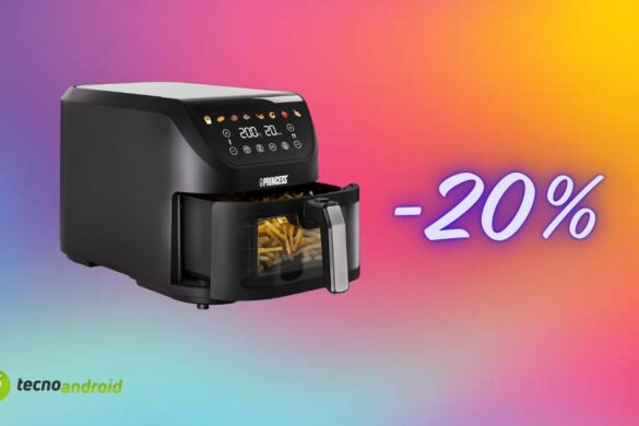Friggitrice ad aria Princess SlimFry in offerta bomba: su Amazon -20%