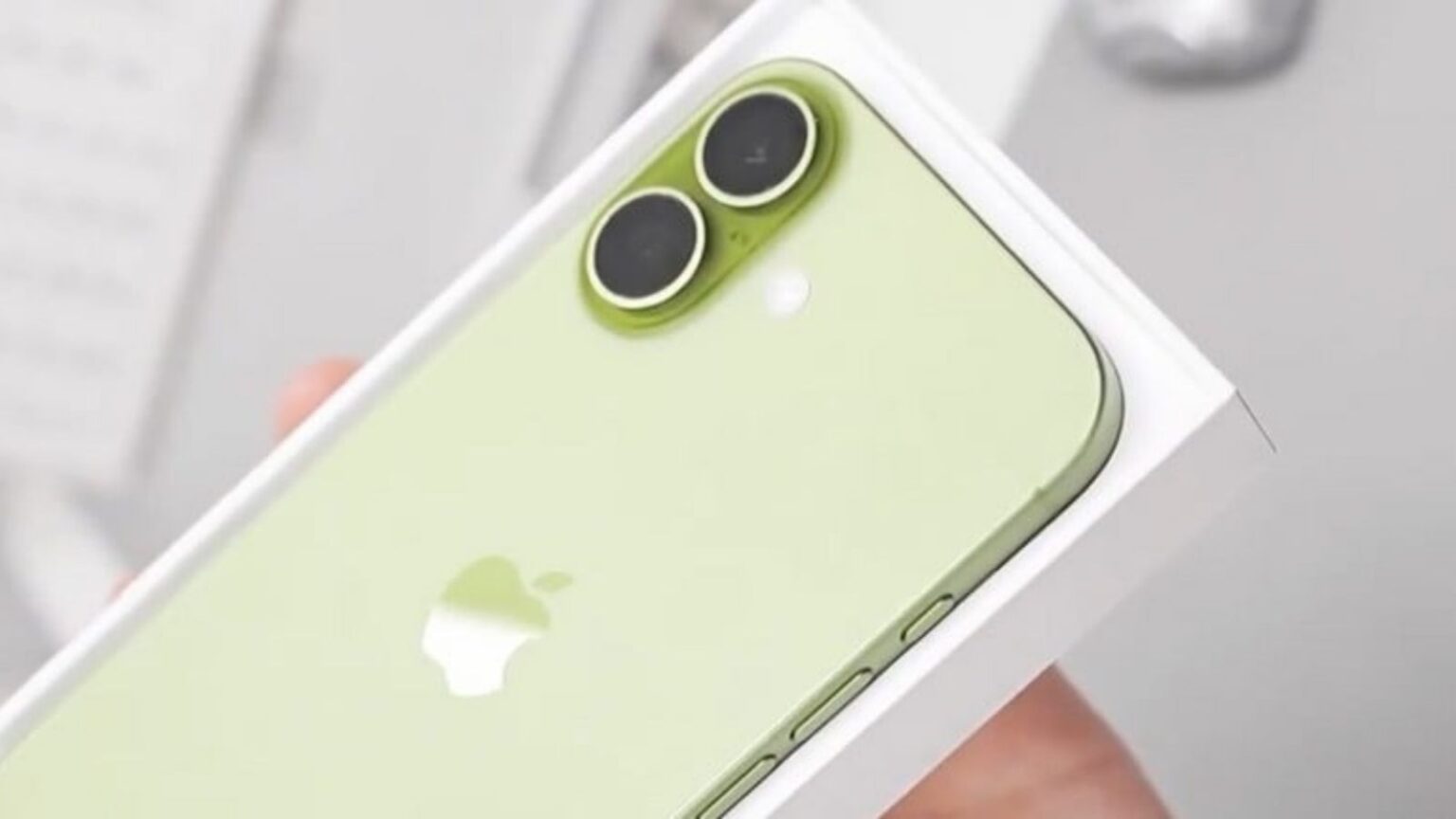 iPhone Apple verde