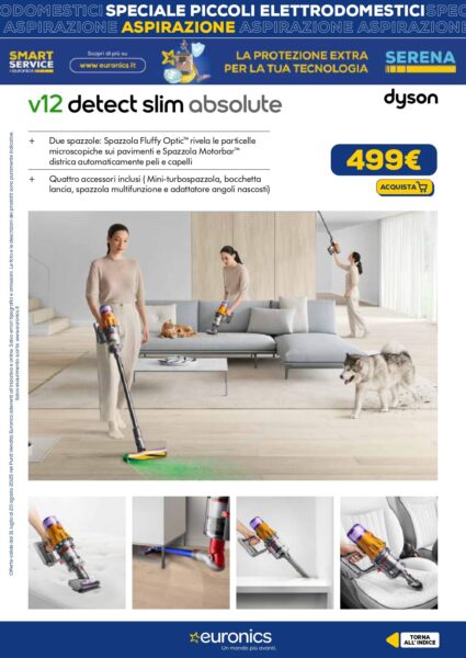 euronics - funzionalità nics volantino piccoli elettrodomestici