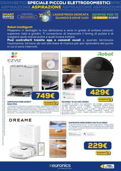 euronics - immagine 10 nics volantino piccoli elettrodomestici