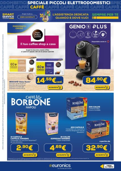 euronics - immagine 20 nics volantino piccoli elettrodomestici