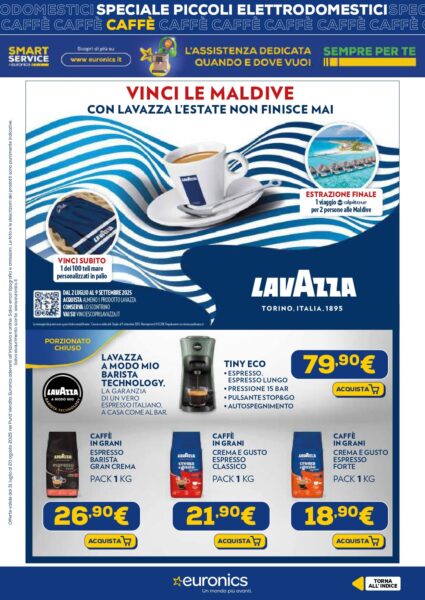euronics - immagine 21 nics volantino piccoli elettrodomestici