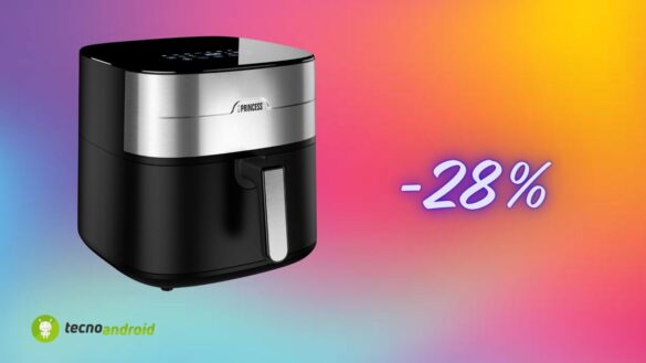 Princess Dual Heat Airfryer con una offerta folle: oggi su Amazon costa meno di 80€