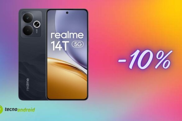 Realme 14T 5G a prezzo shock su Amazon: sconto e coupon in regalo