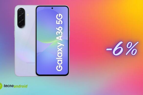 Samsung Galaxy A36 5G oggi disponibile con un’offerta bomba su Amazon