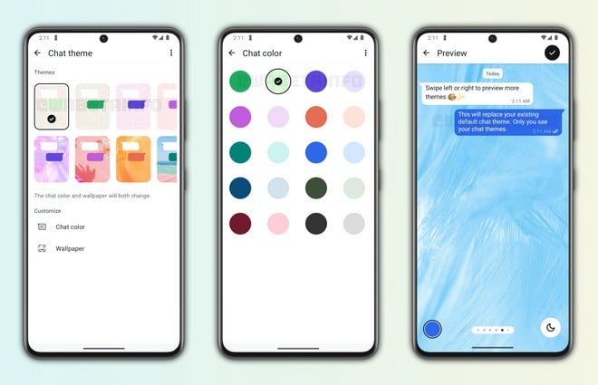 WhatsApp Business per Android Temi Chat