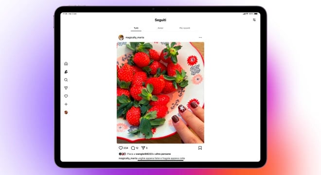 Instagram per iPad 1