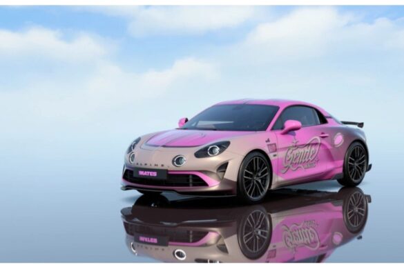 Alpine A110 GTS veste i colori di Rocket League